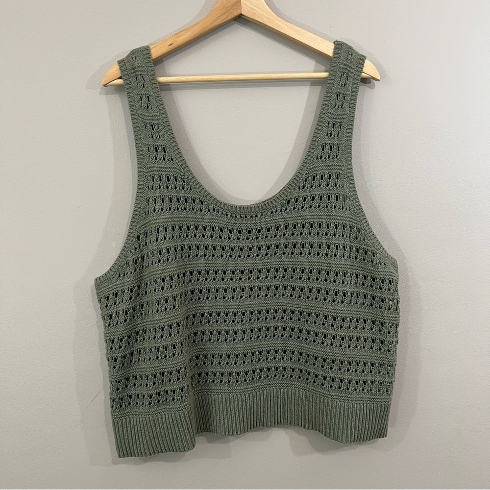 Old Navy Sage Green Knit Tank | 2X